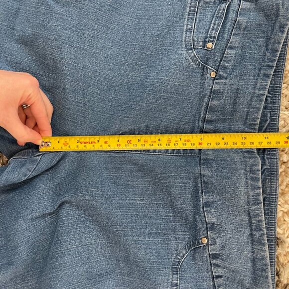 Ruby Rd. Stretch pull-on Denim Capris size 12P - Picture 10 of 11